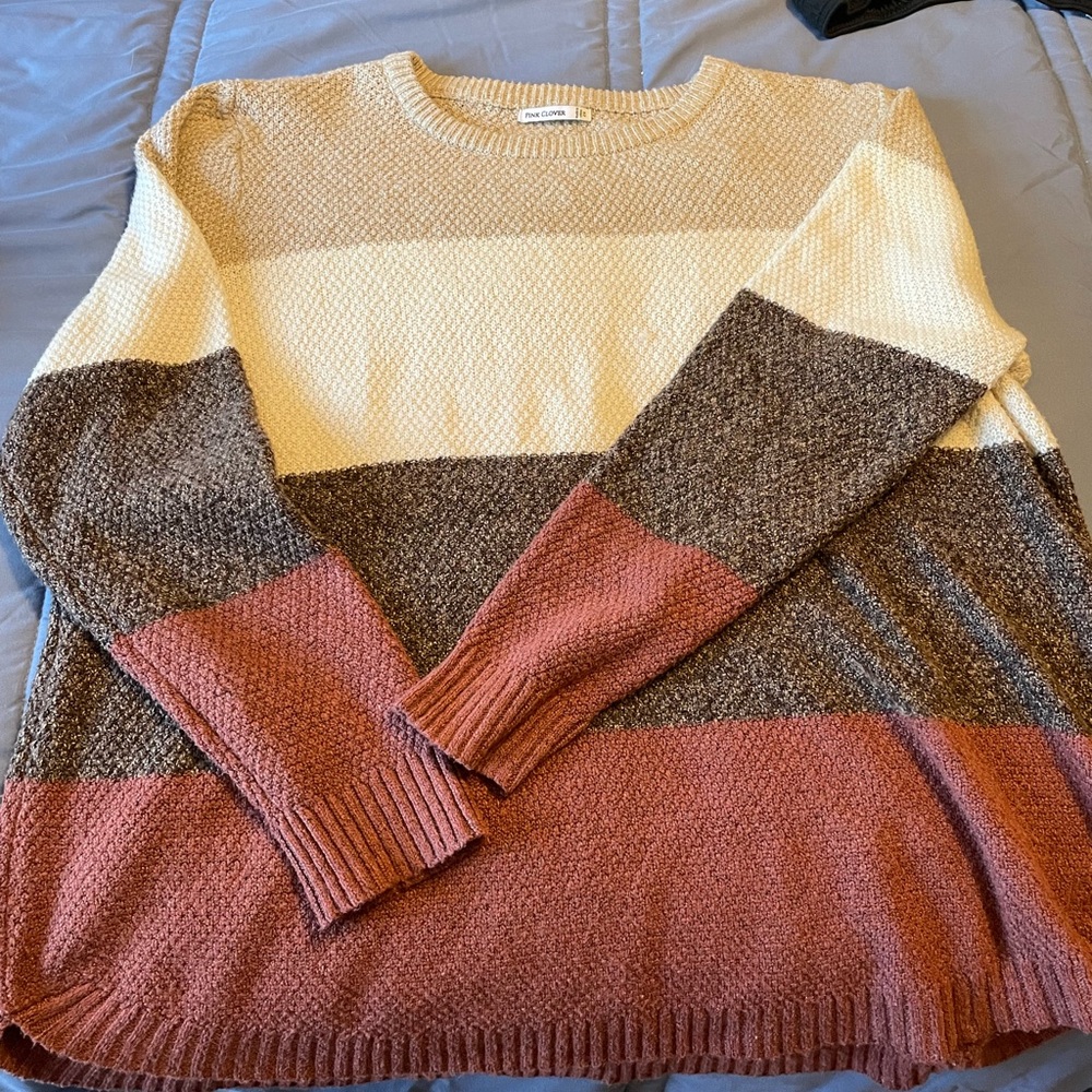 Pink Clover Sweater